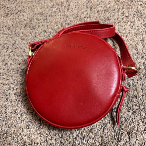 Portland Leather Limited Edition Folklore Ruby Small Circle Crossbody - Picture 8 of 13